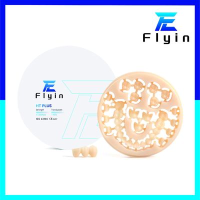 acheter Bloc dentaire en zirconium volant monocouche en zirconium blanc HT-Plus Résistance 1300Mpa en zirconium blanc dentaire online manufacture