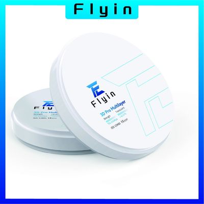 43% -57% 6 couches 3D Pro Multilayer Dental Zirconia Bloc Pour le système ouvert CAD CAM