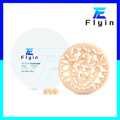 3D Pro Multilayer Zirconia Bloc CAD CAM Zirconia Blocs céramiques Matériaux dentaires